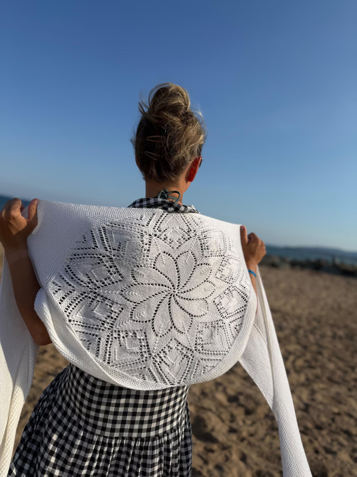 Dahlia Lace Shawl Knitting Pattern