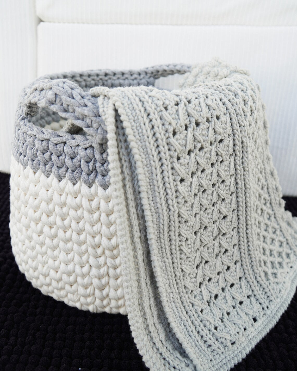 Modern Boho Crochet Blanket Pattern