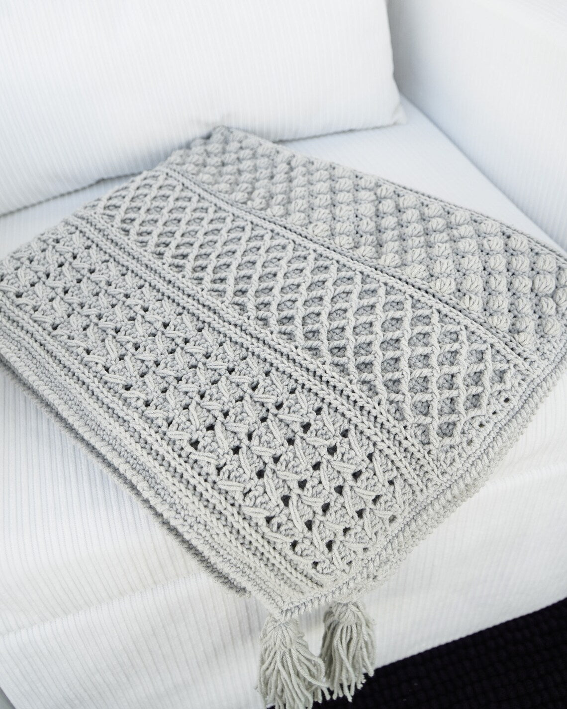 Modern Boho Crochet Blanket Pattern