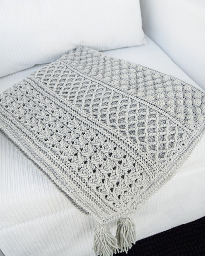 Modern Boho Crochet Blanket Pattern
