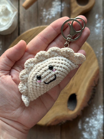 Dumpling Keychain Crochet Pattern