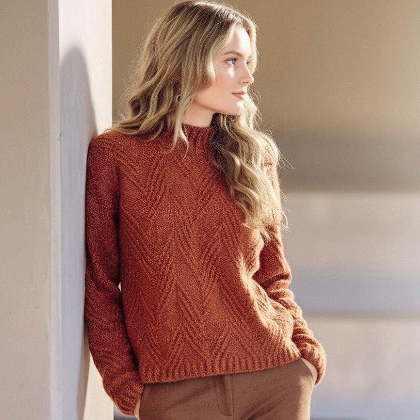 Easy Women’s Sweater Knitting Pattern