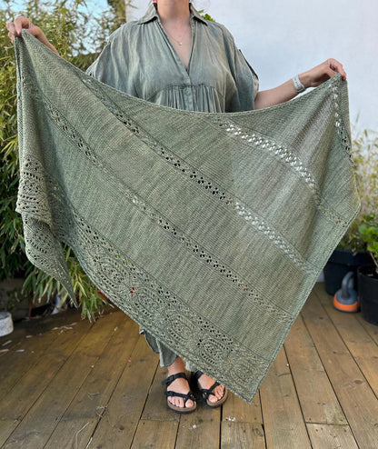 Elven Song Shawl Knitting Pattern