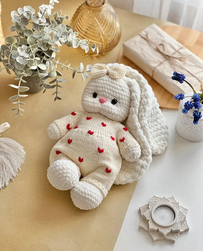 Candy Bunny Doll Clothes Knitting Pattern