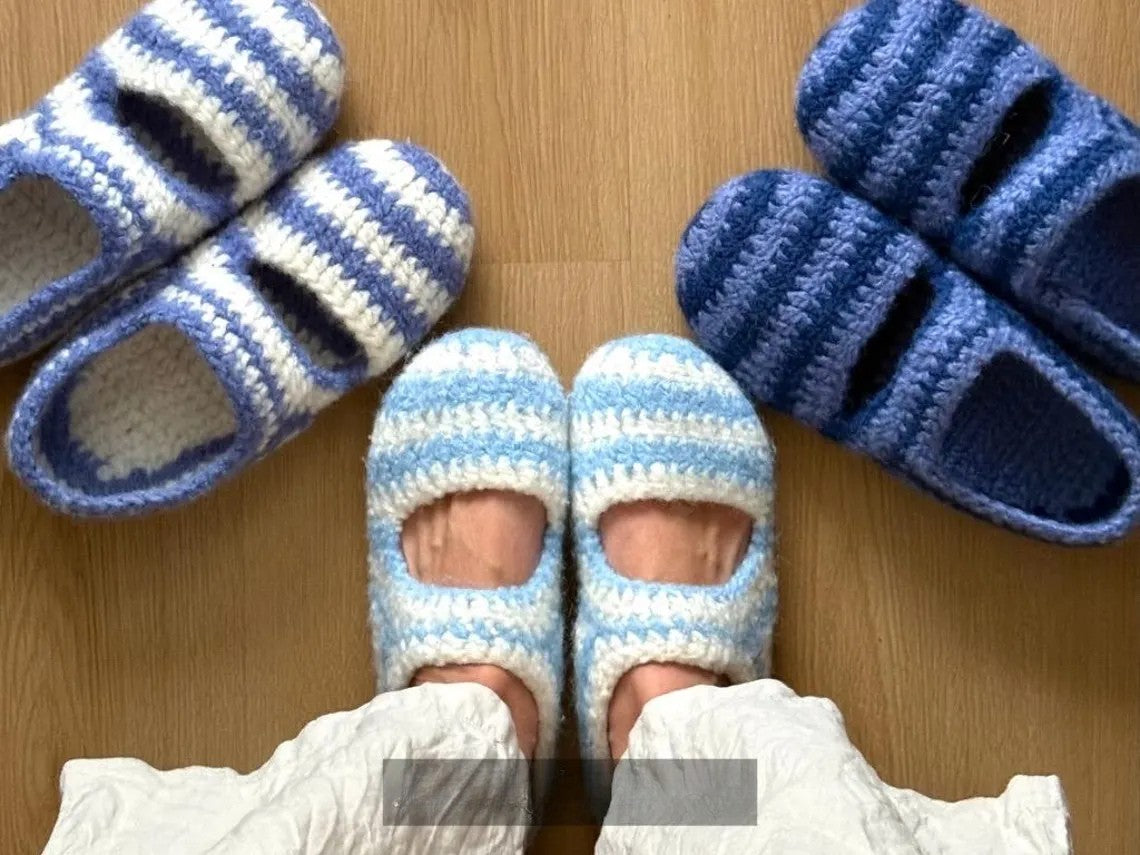 Ballerina Slippers Crochet Pattern