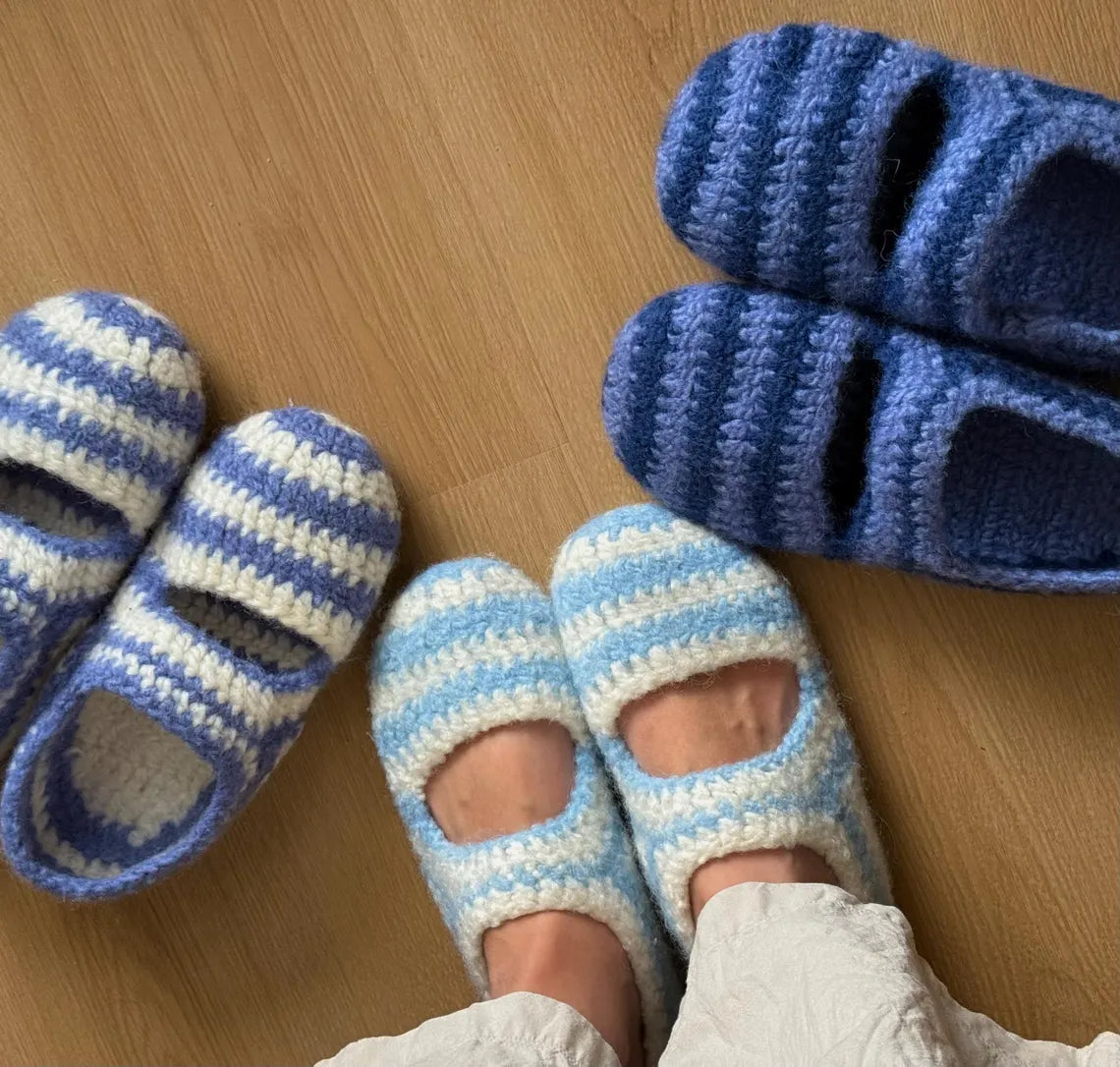 Ballerina Slippers Crochet Pattern