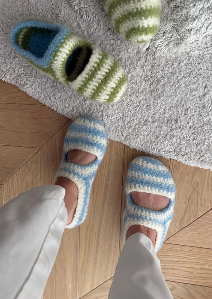 Ballerina Slippers Crochet Pattern