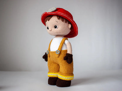 Fire Fighter Crochet Pattern