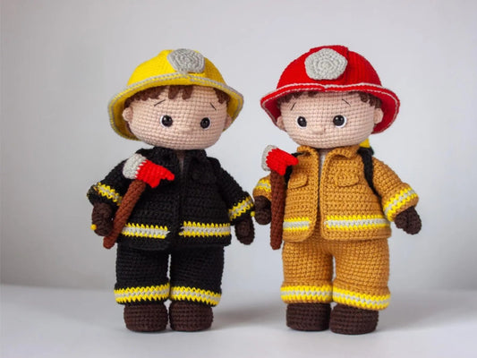 Fire Fighter Crochet Pattern