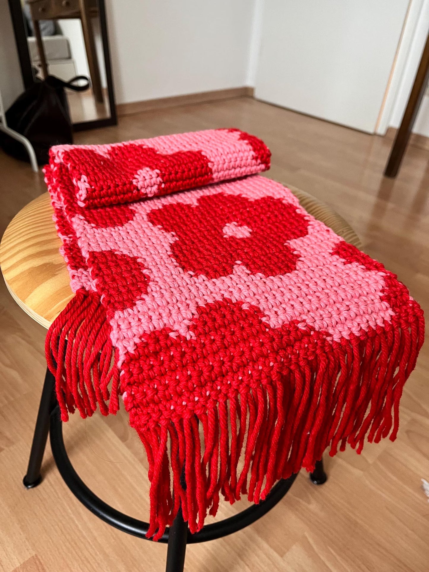 Flower Scarf Crochet Pattern