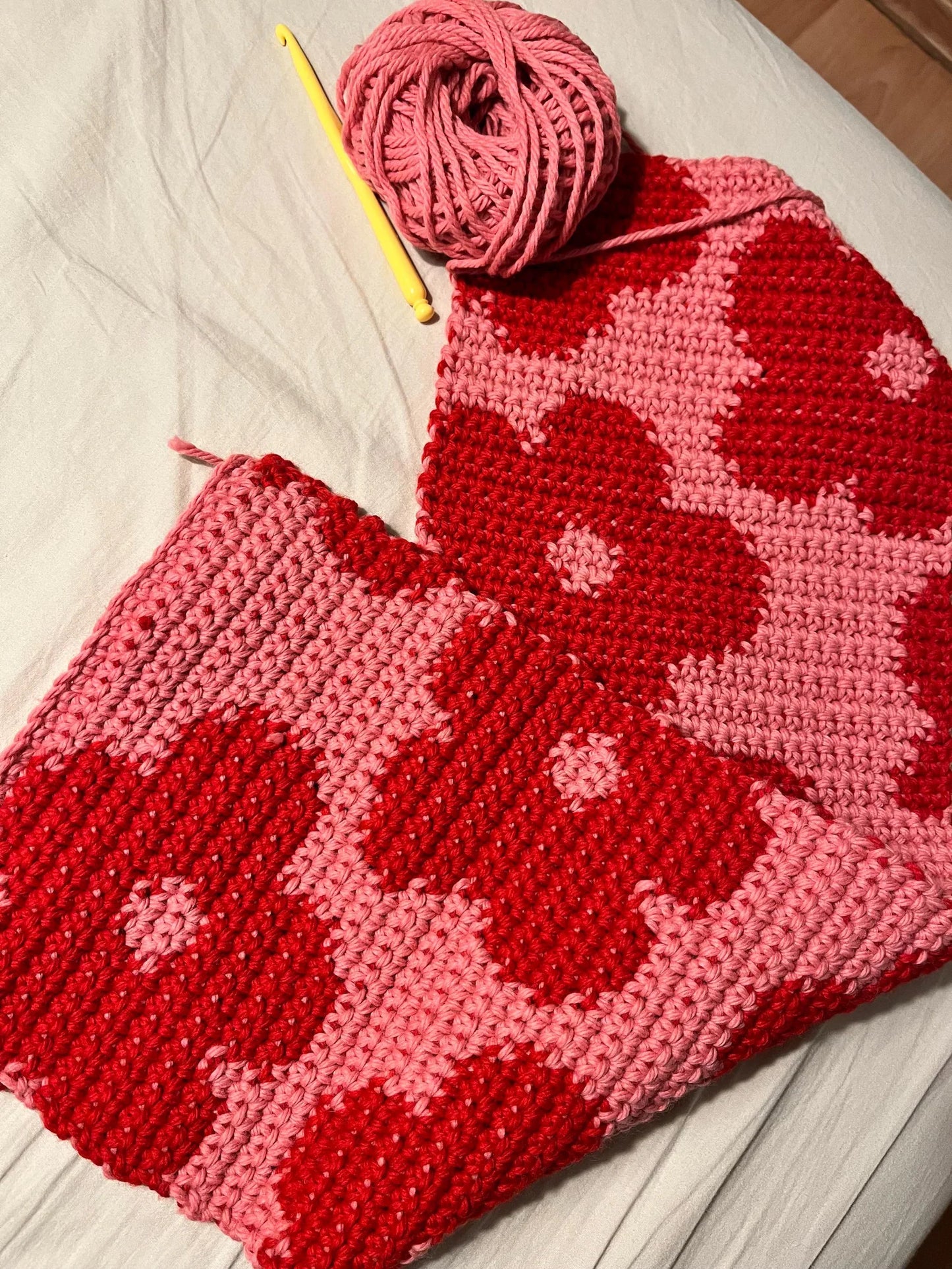 Flower Scarf Crochet Pattern