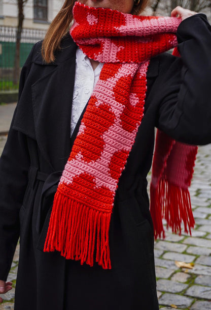 Flower Scarf Crochet Pattern