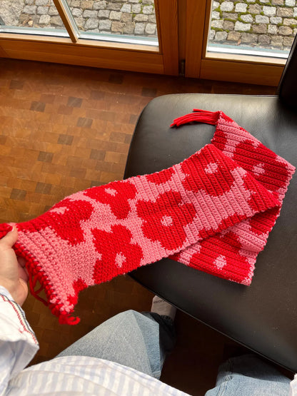 Flower Scarf Crochet Pattern