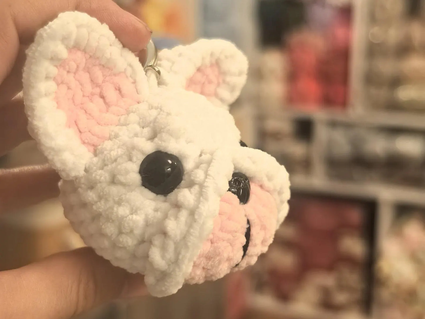 French Bulldog Keychain Crochet Pattern