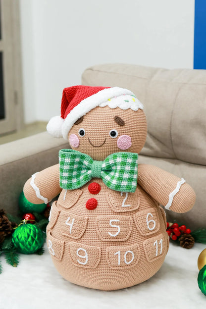 Gingerbread Man Advent Calendar Crochet Pattern