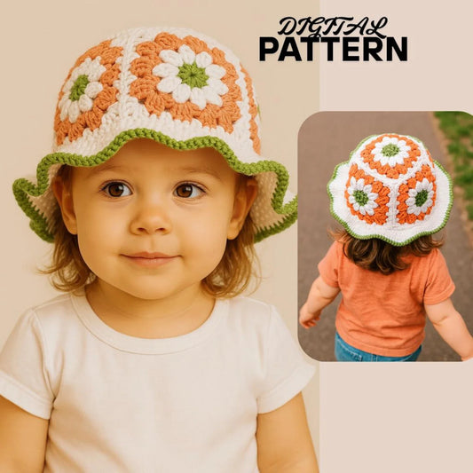 Ruffled Bucket Hat Crochet Pattern
