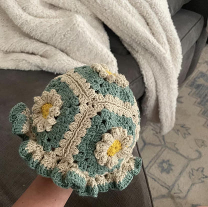 Ruffled Bucket Hat Crochet Pattern