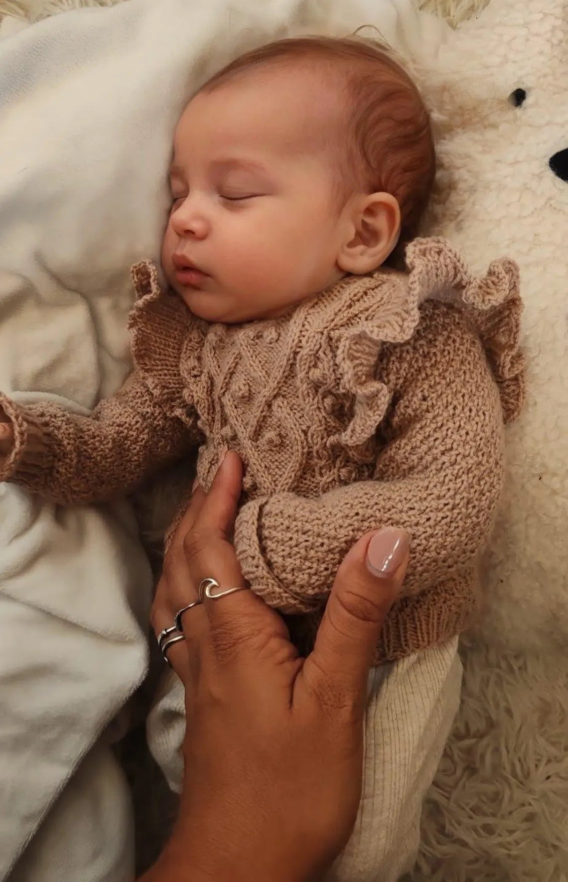 Lily Baby Girl Sweater Knitting Pattern