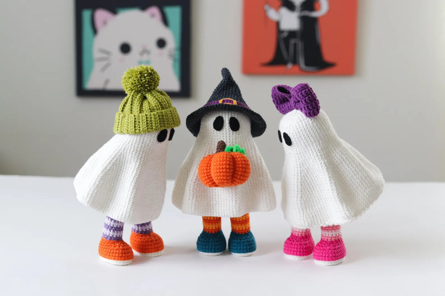 4-in-1 Spooky Ghost Crochet Pattern