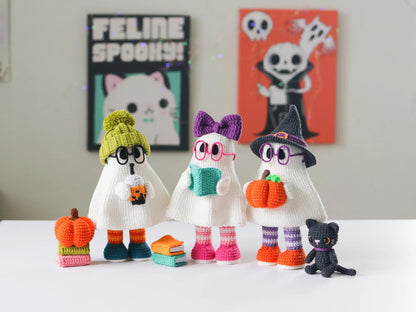 4-in-1 Spooky Ghost Crochet Pattern