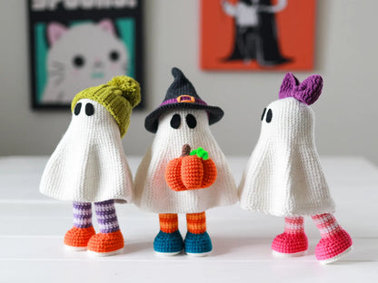 4-in-1 Spooky Ghost Crochet Pattern