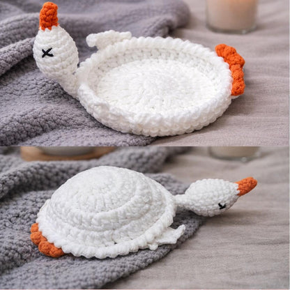 Goose Coaster Crochet Pattern
