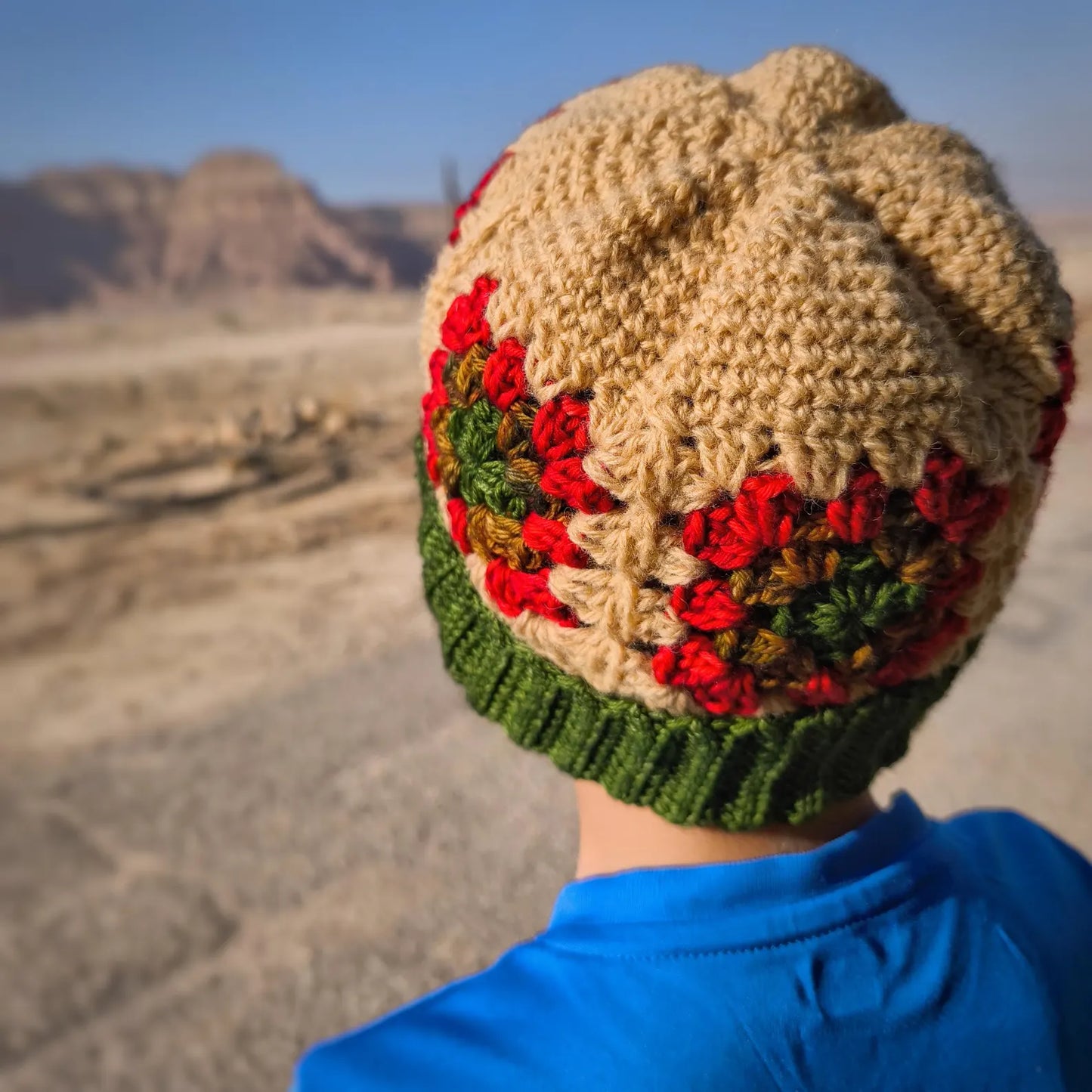 Granny Square Beanie Crochet Pattern