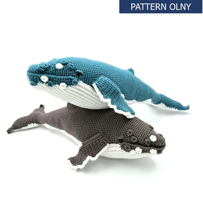 Halia the Humpback Whale Crochet Pattern