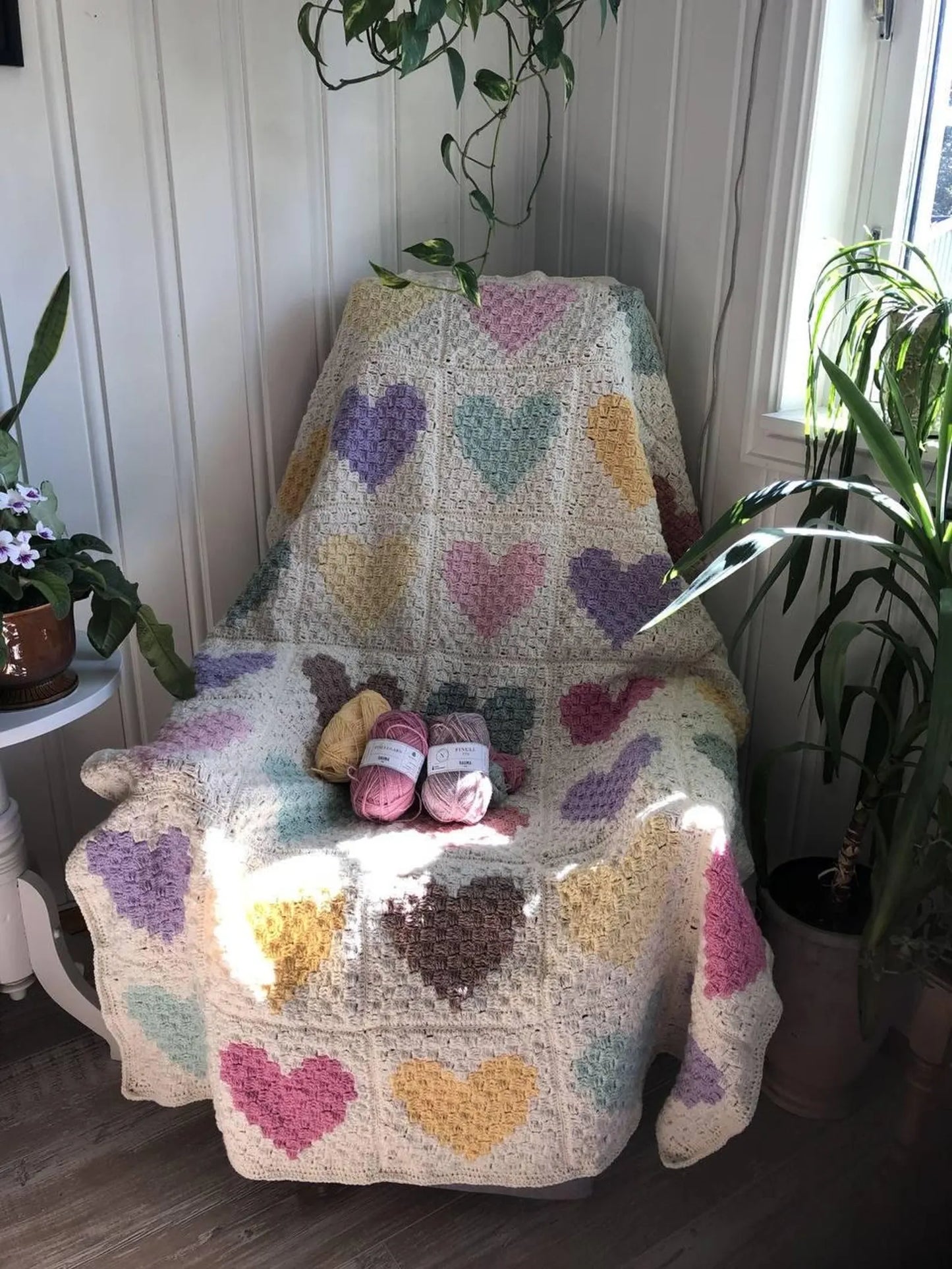 Heart Blanket Crochet Pattern