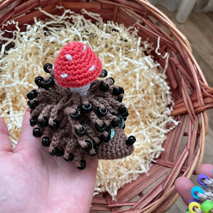 Hedgehog Sensory Toy Crochet Pattern