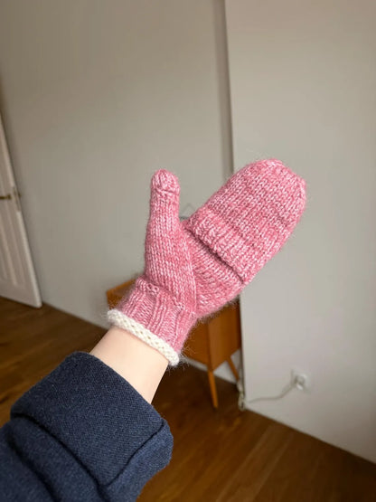 Holding Hands Mittens Knitting Pattern