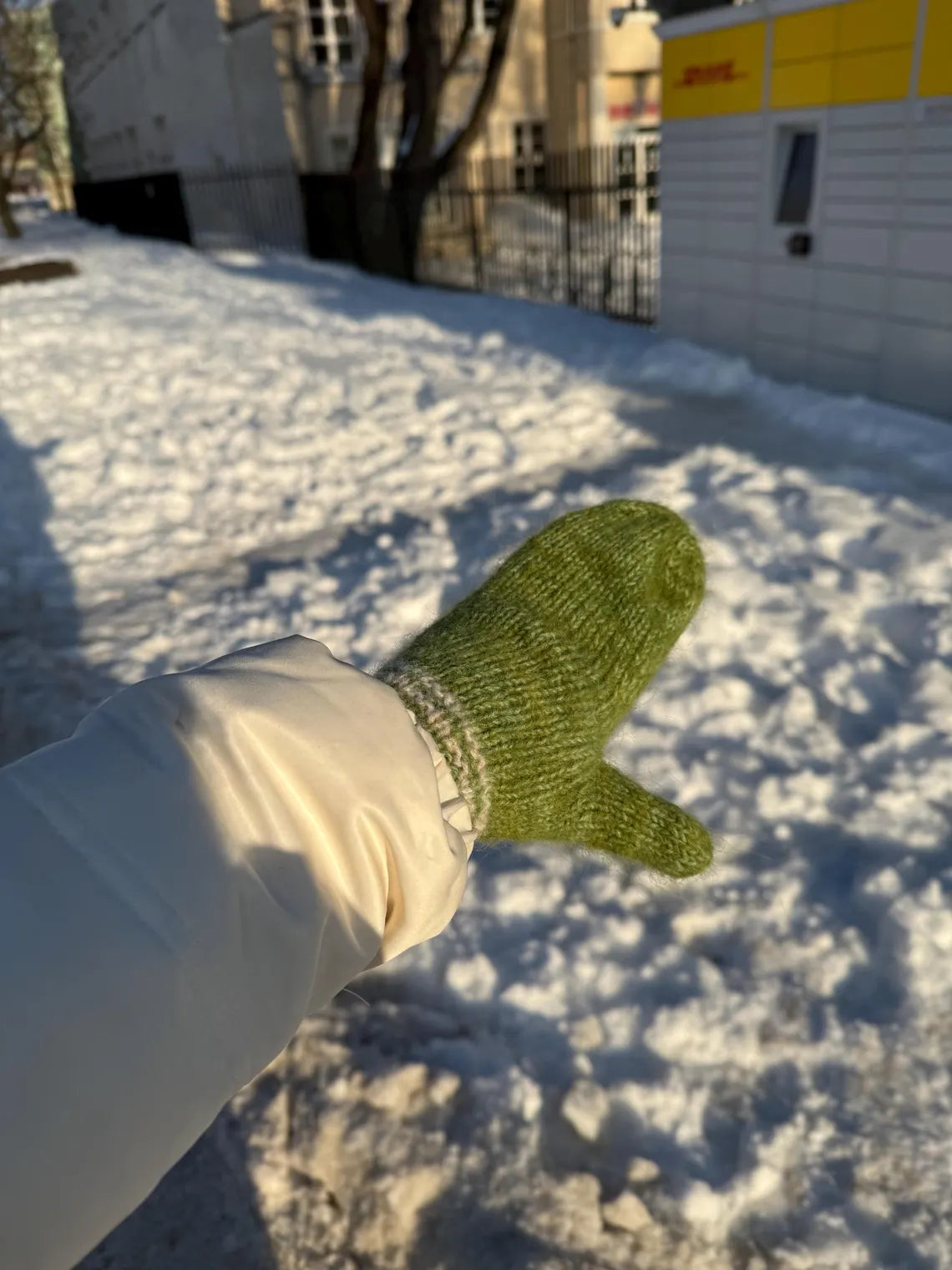 Holding Hands Mittens Knitting Pattern