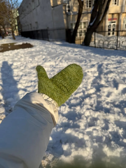 Holding Hands Mittens Knitting Pattern