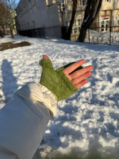 Holding Hands Mittens Knitting Pattern