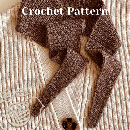 Knit-Look Scarf Crochet Pattern