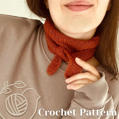 Knit-Look Scarf Crochet Pattern