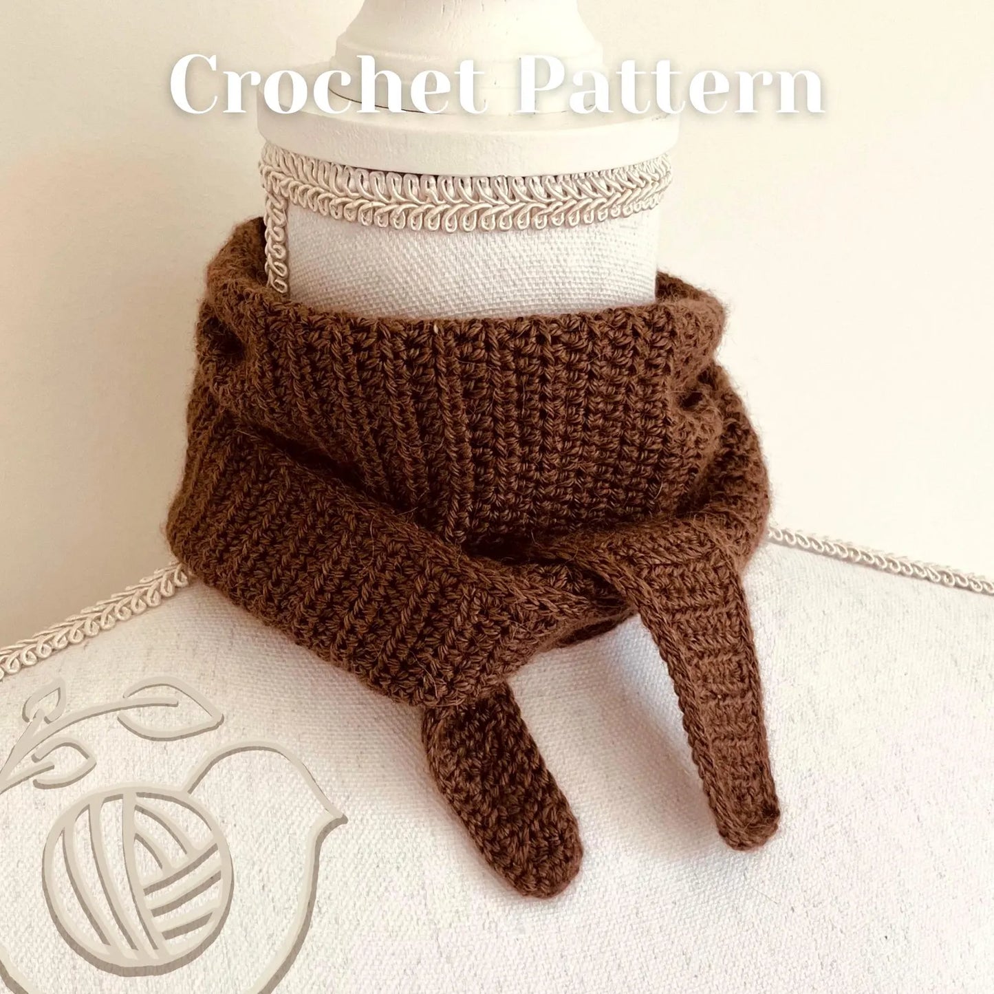 Knit-Look Scarf Crochet Pattern