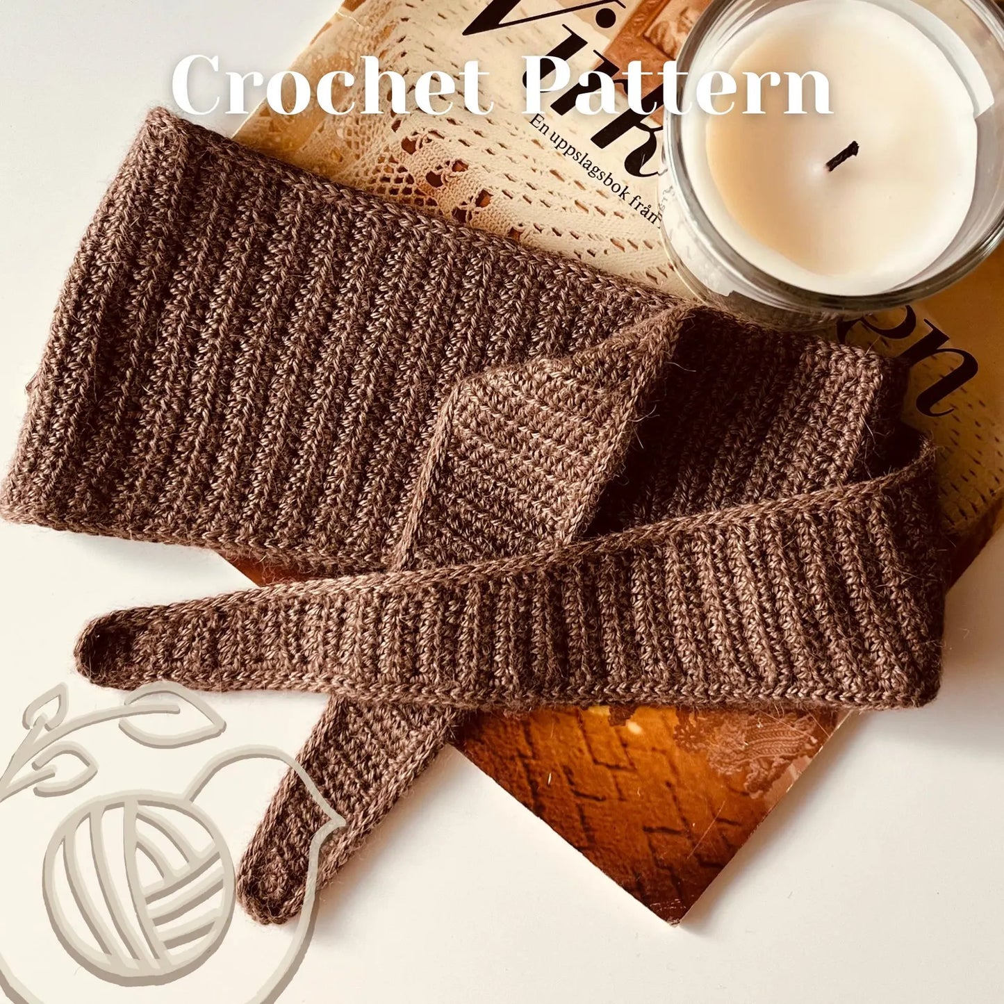 Knit-Look Scarf Crochet Pattern