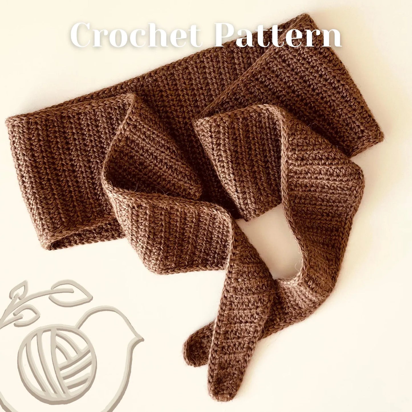 Knit-Look Scarf Crochet Pattern