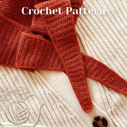 Knit-Look Scarf Crochet Pattern