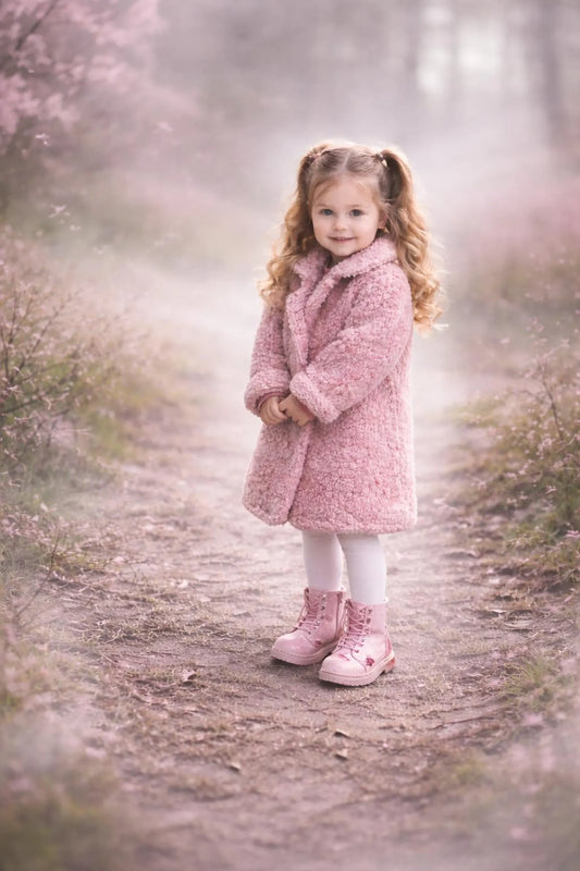 Alpaca Bouclé Children’s Coat Knitting Pattern