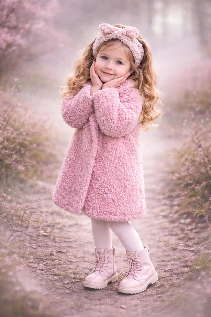 Alpaca Bouclé Children’s Coat Knitting Pattern