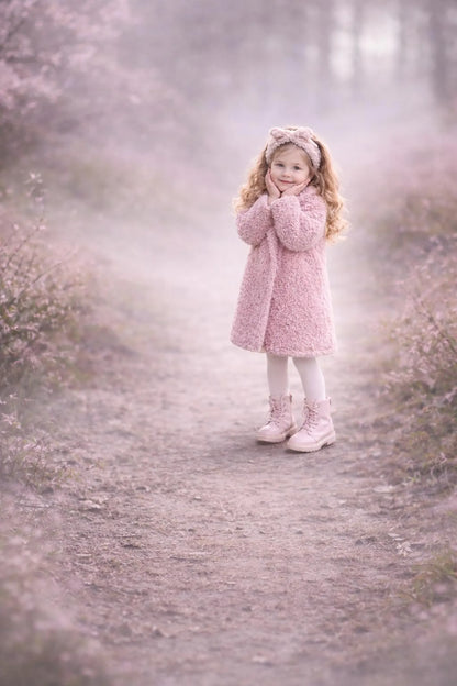 Alpaca Bouclé Children’s Coat Knitting Pattern