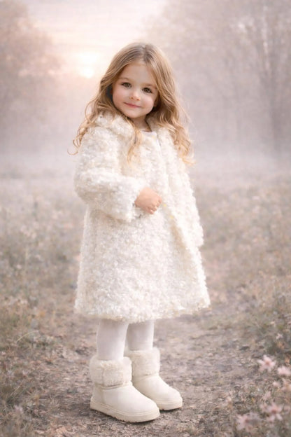 Alpaca Bouclé Children’s Coat Knitting Pattern