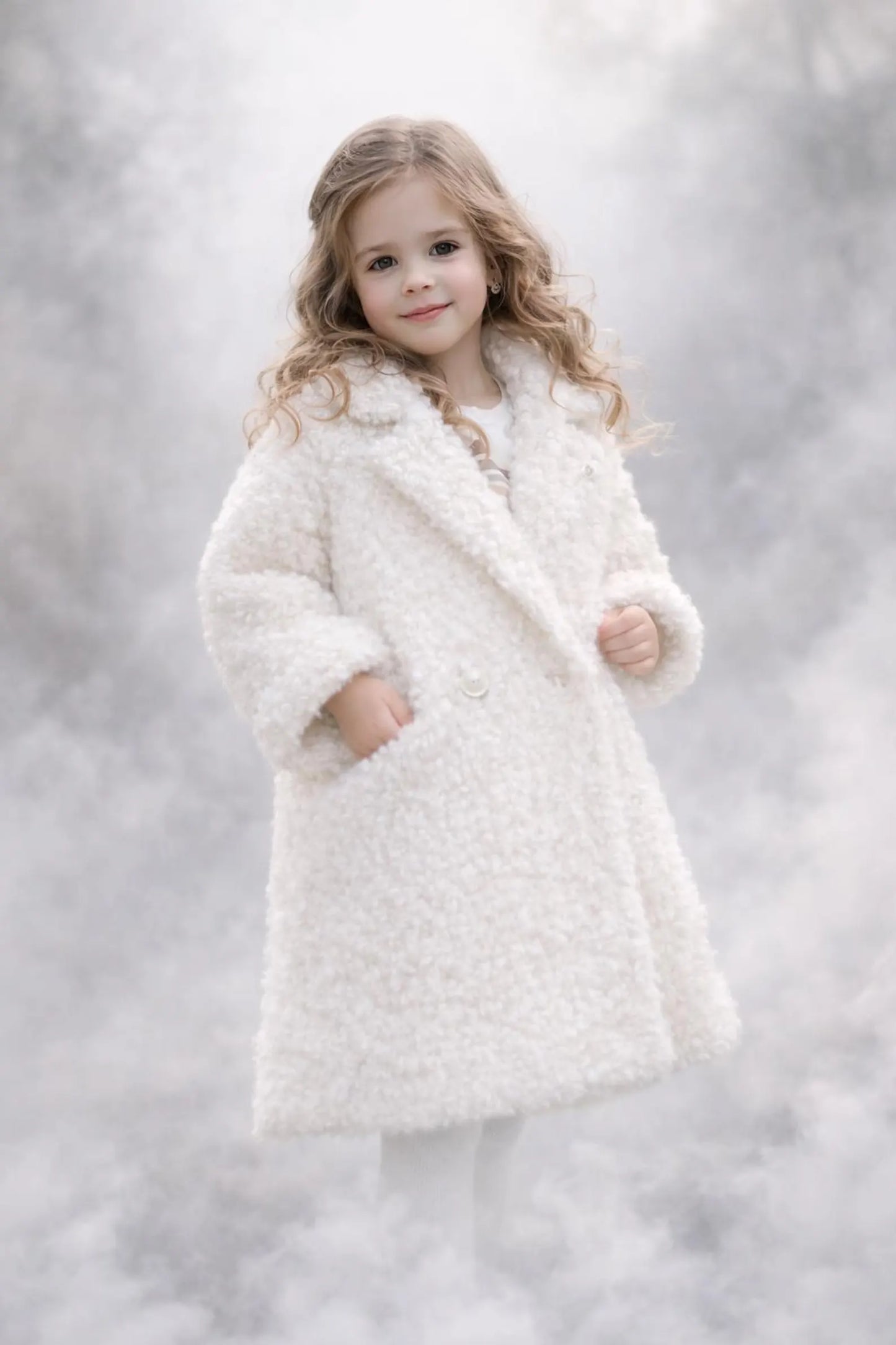 Alpaca Bouclé Children’s Coat Knitting Pattern