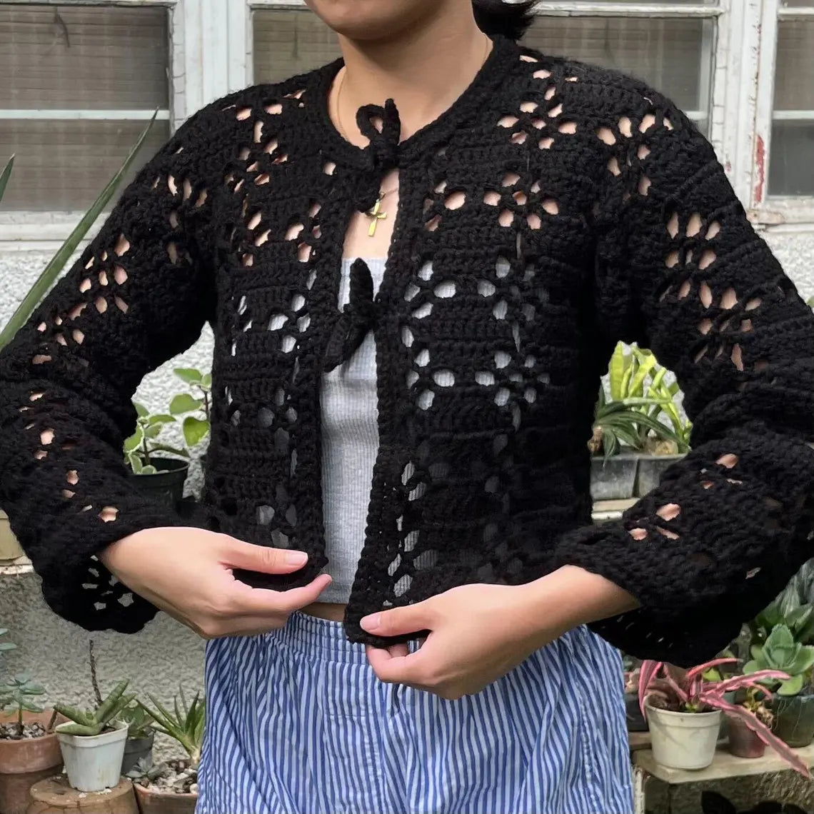 Lacy Lou Cardigan Crochet Pattern