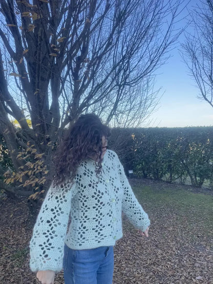 Lacy Lou Cardigan Crochet Pattern