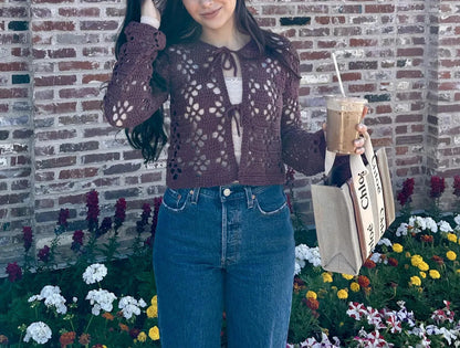 Lacy Lou Cardigan Crochet Pattern