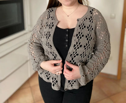 Lacy Lou Cardigan Crochet Pattern
