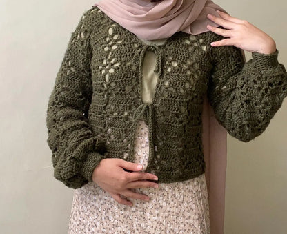 Lacy Lou Cardigan Crochet Pattern
